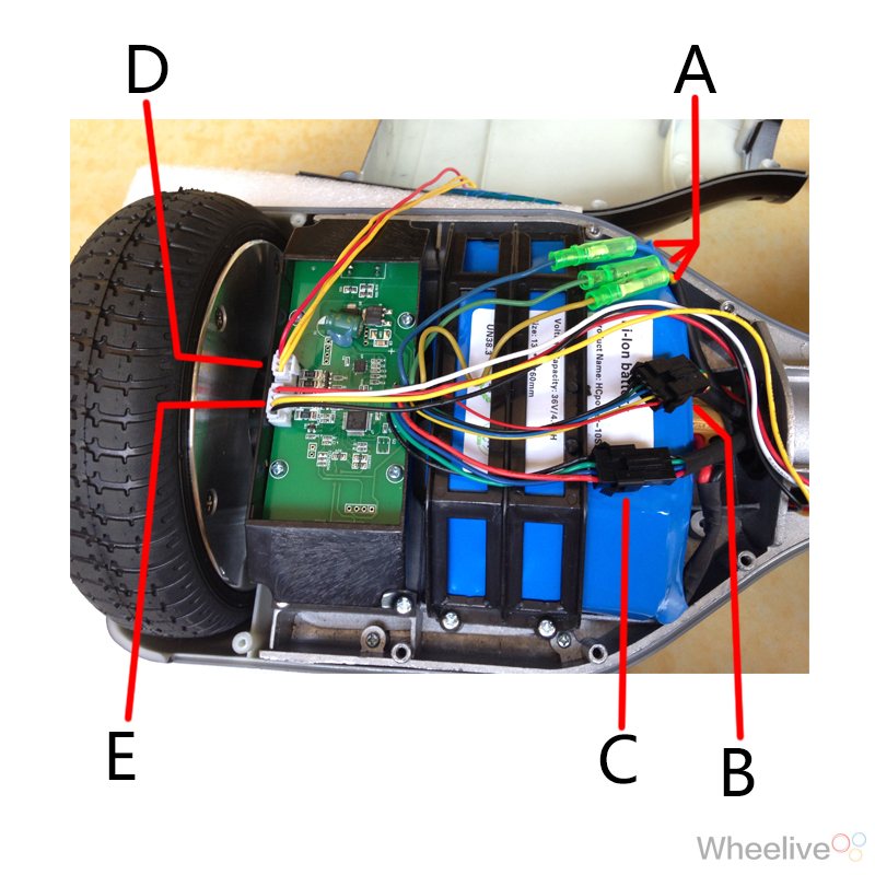 Smart Self Balancing Electric Scooter Hover Board Fault